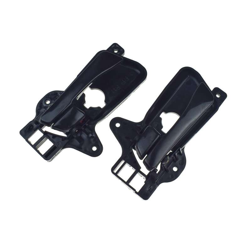 Rear Left &amp; Right Interior Door Handles Black Pair For Hyundai Elantra 2009-2012