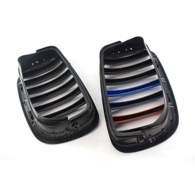 2X/Set Shiny Black M Look Car Front Grille for BMW X5 E70 X6 E71 07-13 SUV Grill