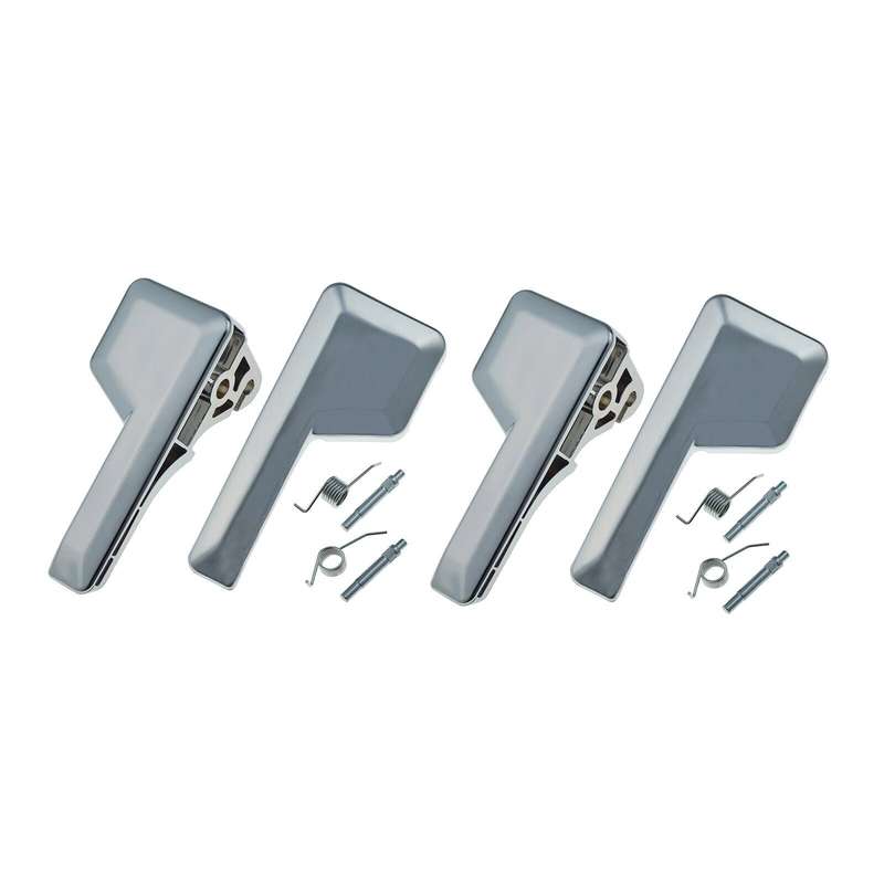 Set of 4 Interior Door Handle Chrome FL FR RL RR For Ford Edge Lincoln MKX 07-14
