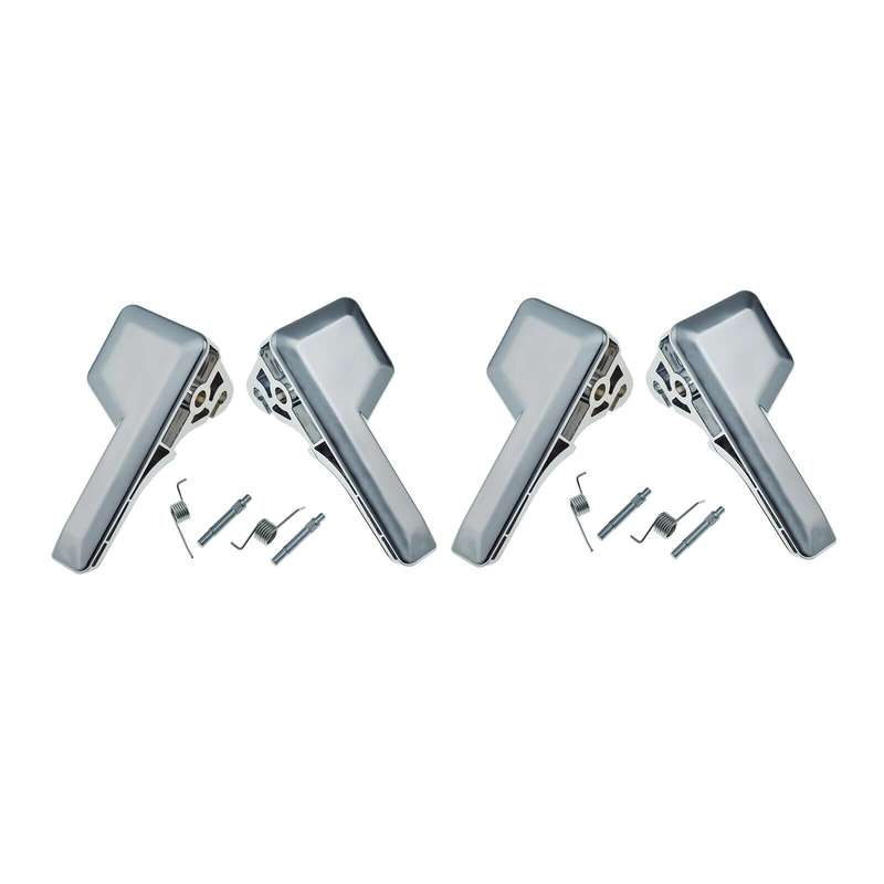 Set of 4 Interior Door Handle Chrome FL FR RL RR For Ford Edge Lincoln MKX 07-14