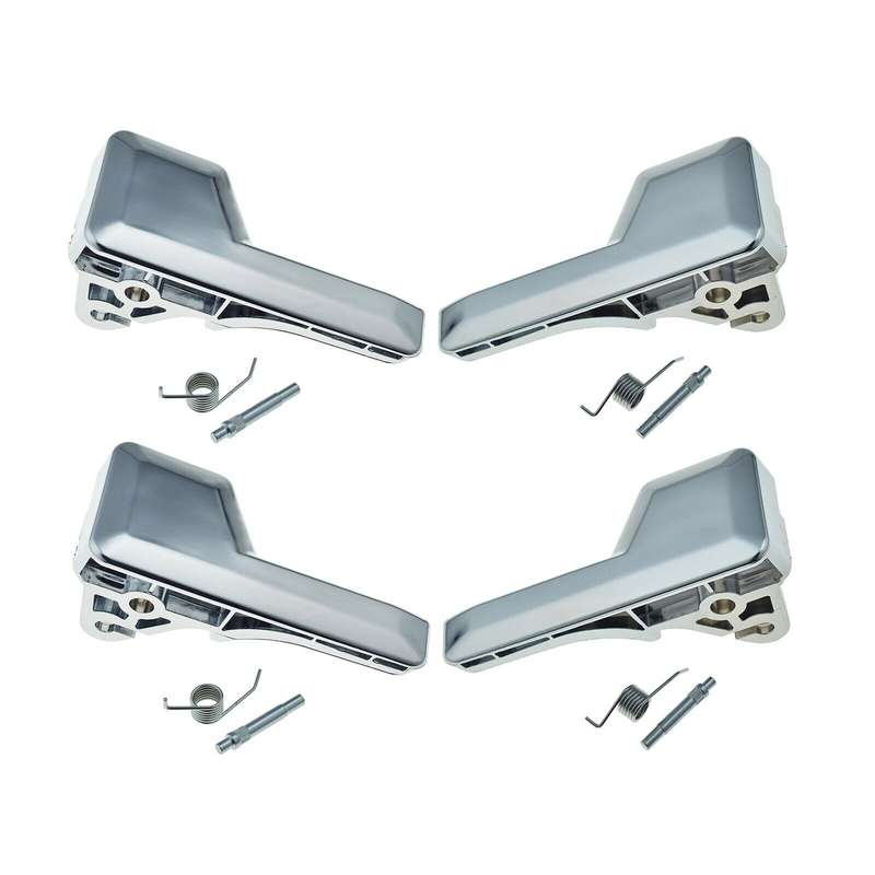 Set of 4 Interior Door Handle Chrome FL FR RL RR For Ford Edge Lincoln MKX 07-14