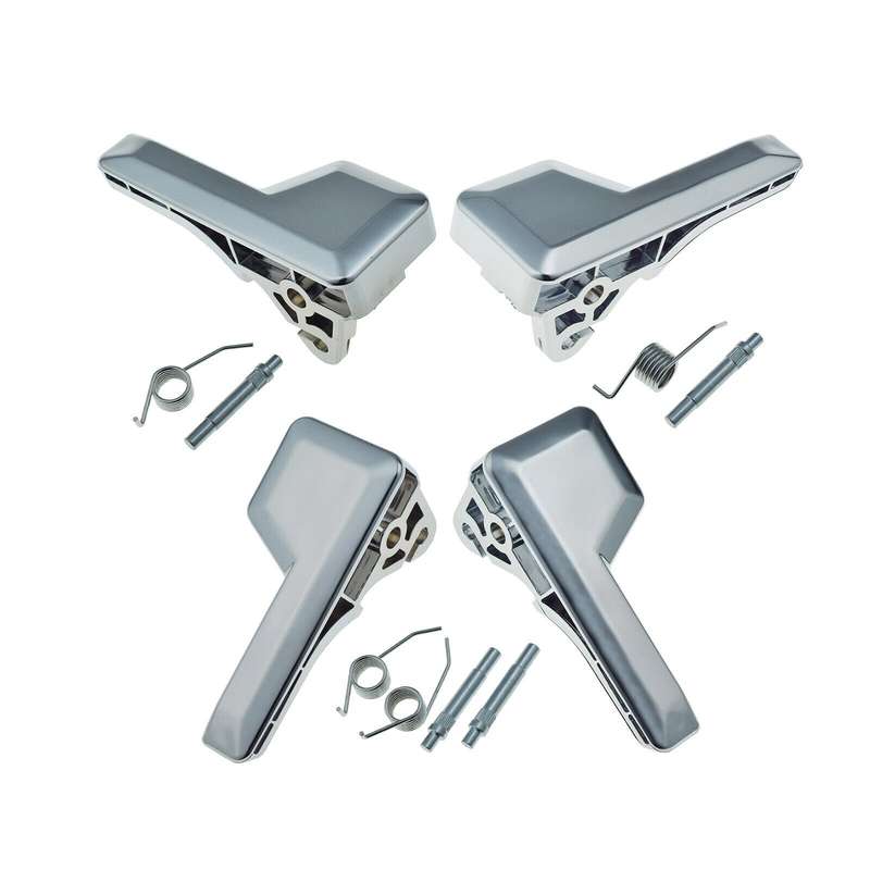 Set of 4 Interior Door Handle Chrome FL FR RL RR For Ford Edge Lincoln MKX 07-14