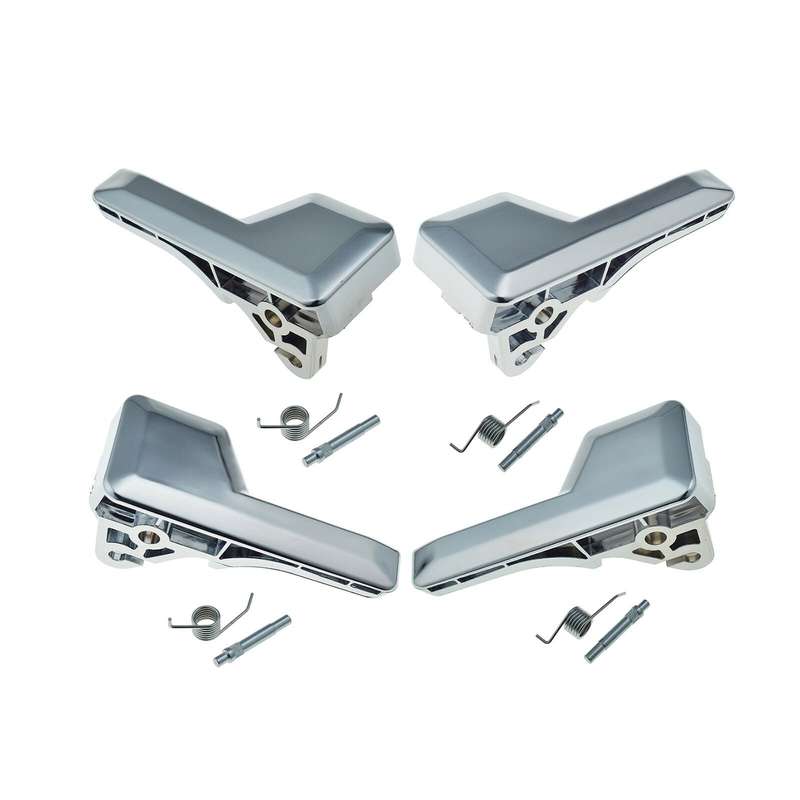 Set of 4 Interior Door Handle Chrome FL FR RL RR For Ford Edge Lincoln MKX 07-14