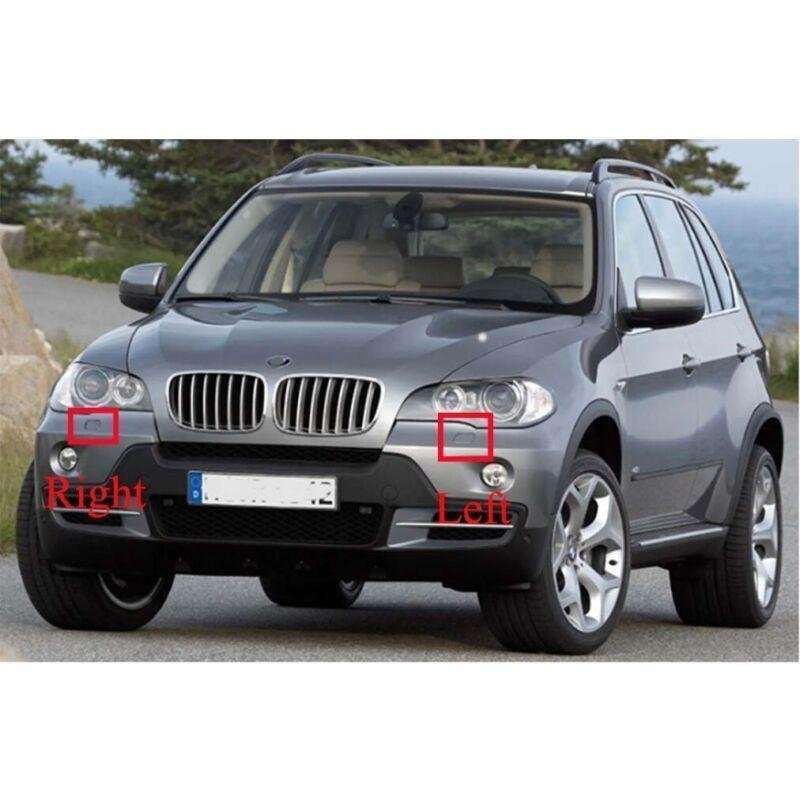 Fits For BMW X5 E70 2007-2012 1 Pair Headlight Washer Jet Nozzle Cover Spray Cap
