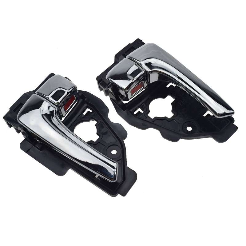 Left &amp; Right Side Interior Door Handle Chrome Pair For Hyundai Tucson ix35 10-14