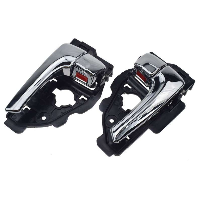 Left &amp; Right Side Interior Door Handle Chrome Pair For Hyundai Tucson ix35 10-14