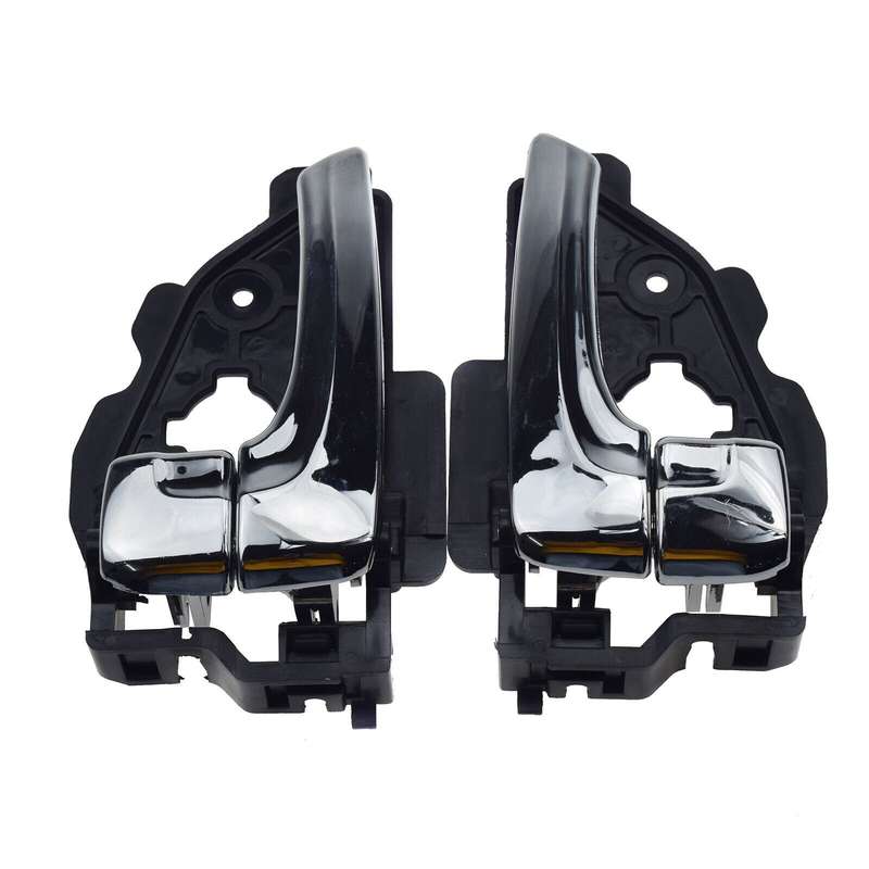 Left &amp; Right Side Interior Door Handle Chrome Pair For Hyundai Tucson ix35 10-14