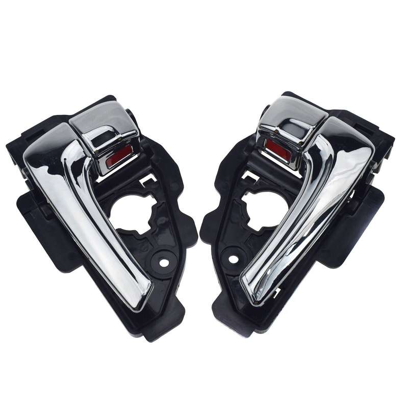 Left &amp; Right Side Interior Door Handle Chrome Pair For Hyundai Tucson ix35 10-14