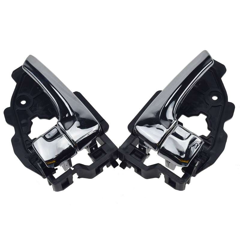 Left &amp; Right Side Interior Door Handle Chrome Pair For Hyundai Tucson ix35 10-14