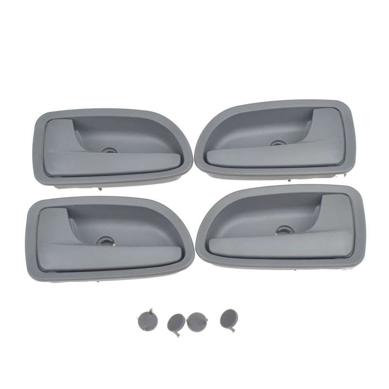 Interior Inside Door Handles Gray Set of 4 FL FR RL RR For 2003-2005 Kia Rio