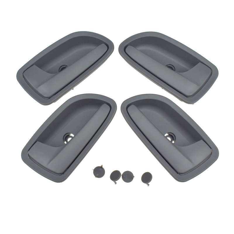Interior Inside Door Handles Gray Set of 4 FL FR RL RR For 2003-2005 Kia Rio