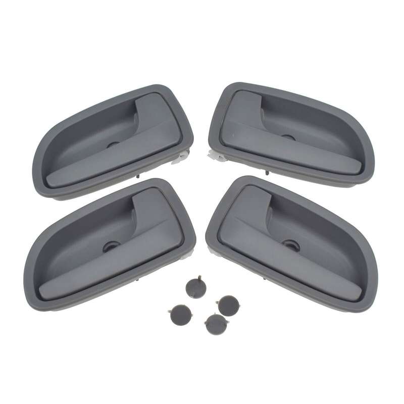 Interior Inside Door Handles Gray Set of 4 FL FR RL RR For 2003-2005 Kia Rio