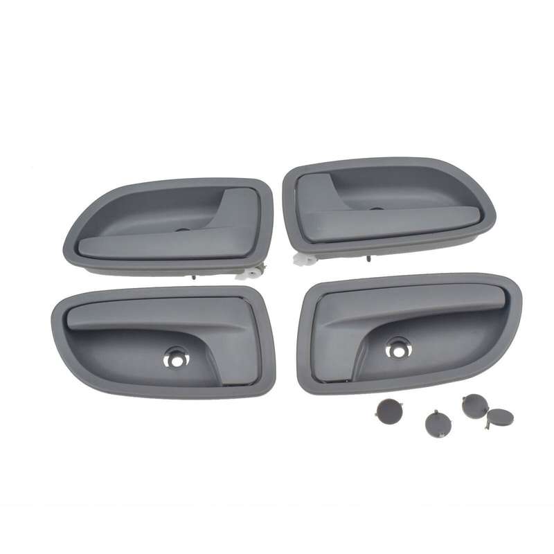 Interior Inside Door Handles Gray Set of 4 FL FR RL RR For 2003-2005 Kia Rio