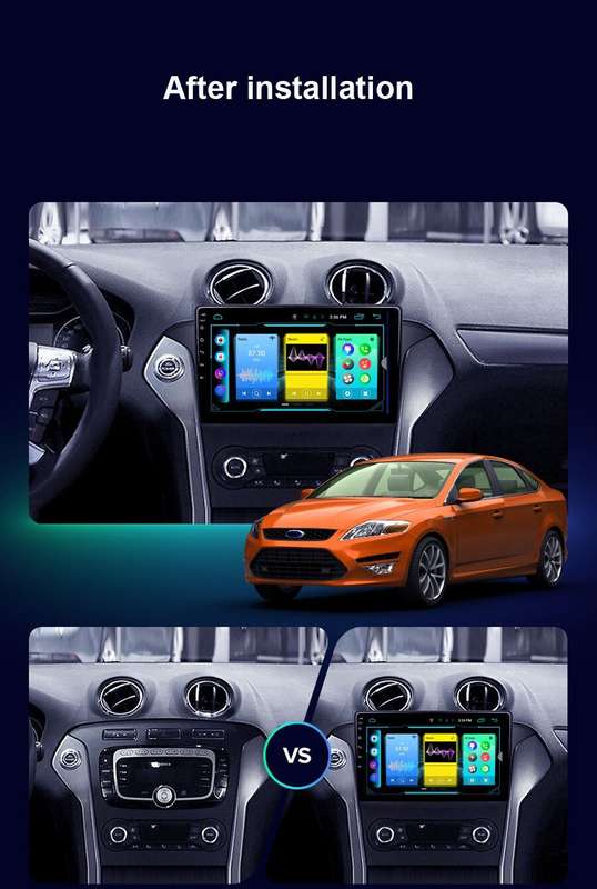 10.1" CarPlay Android Autoradio Navigationsgerte For Ford Mondeo MK4 2011-2013