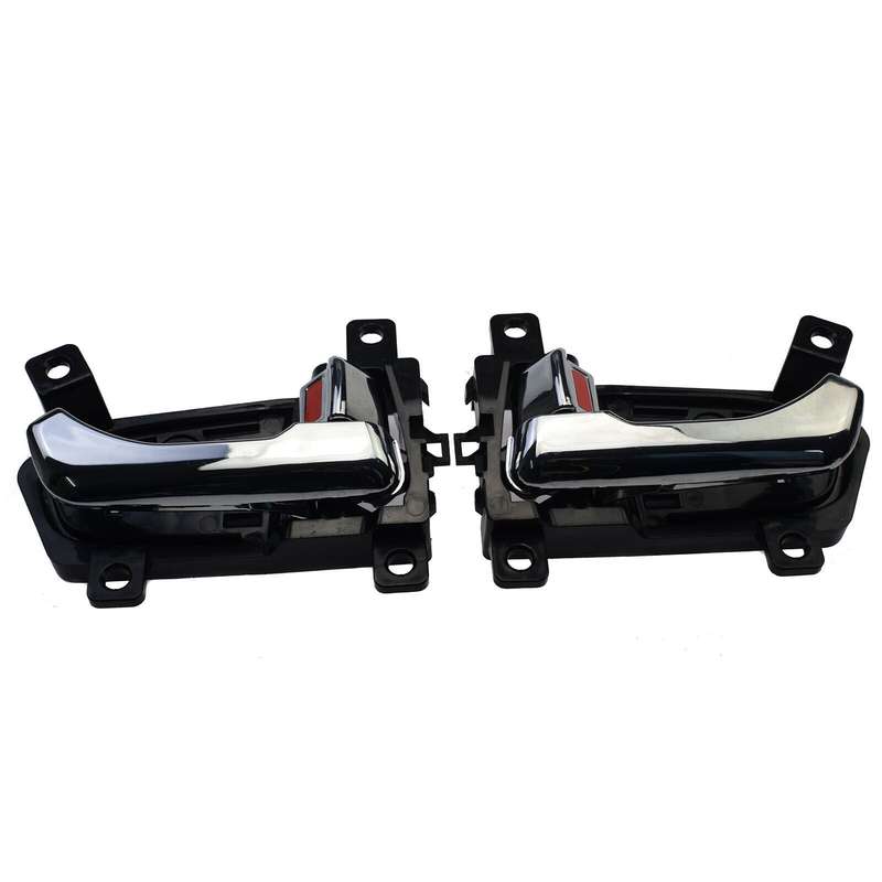 2PCS Interior Chrome Door Handles Front Left &amp; Right For Kia Sportage 2011-2016