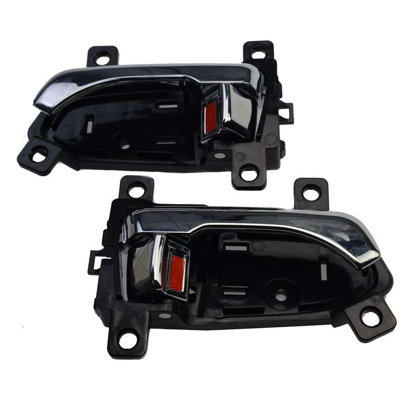 2PCS Interior Chrome Door Handles Front Left &amp; Right For Kia Sportage 2011-2016