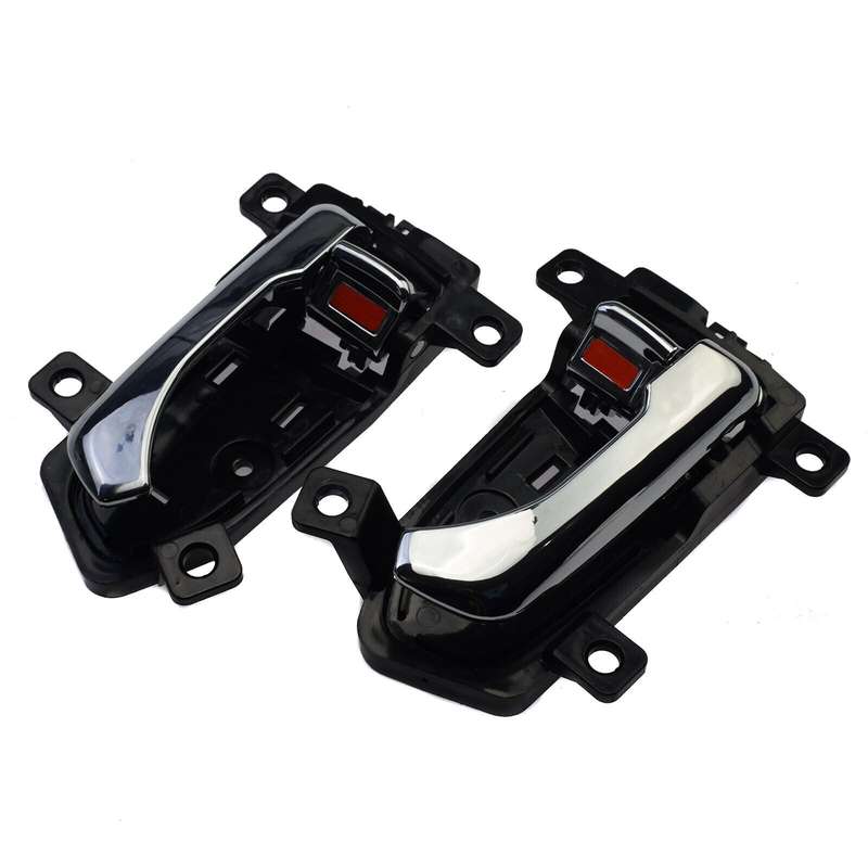 2PCS Interior Chrome Door Handles Front Left &amp; Right For Kia Sportage 2011-2016