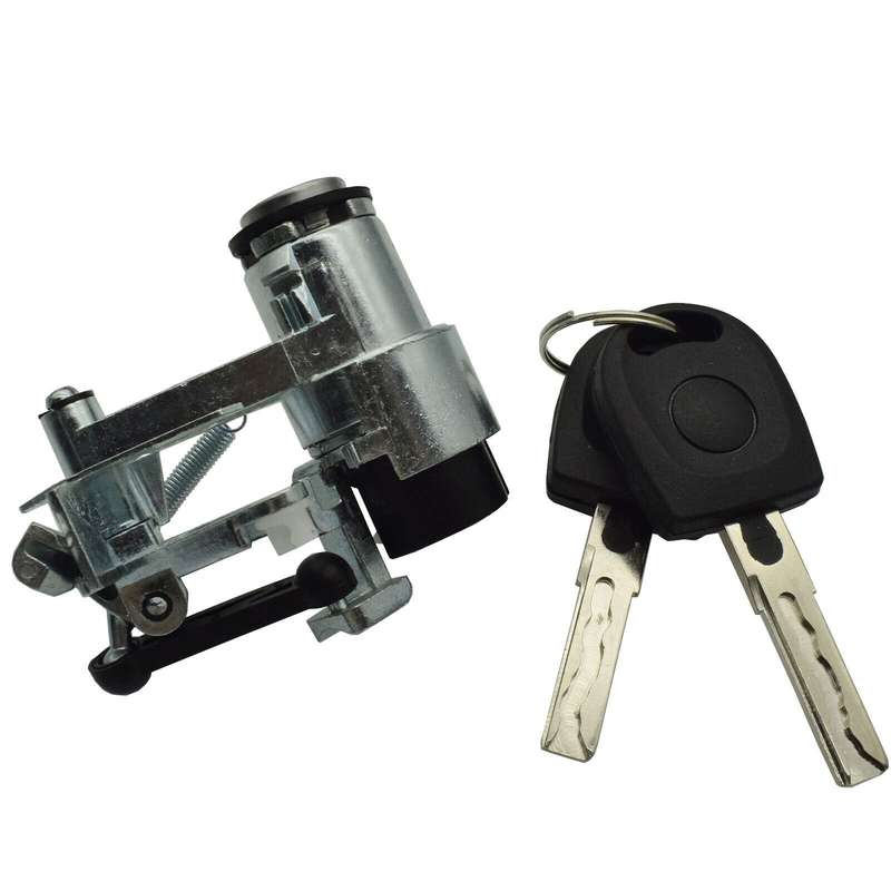 Tailgate Rear Boot Lock Barrel w/ 2 Keys 1J6827297G For VW Golf Lupo Seat Arosa