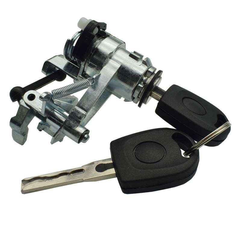 Tailgate Rear Boot Lock Barrel w/ 2 Keys 1J6827297G For VW Golf Lupo Seat Arosa