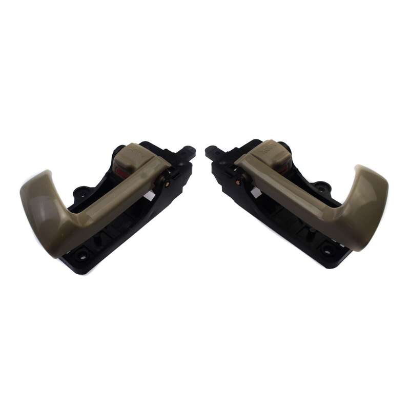 Beige Left &amp; Right Interior Door Handles 2PCS For Hyundai Santa Fe 2007-2012