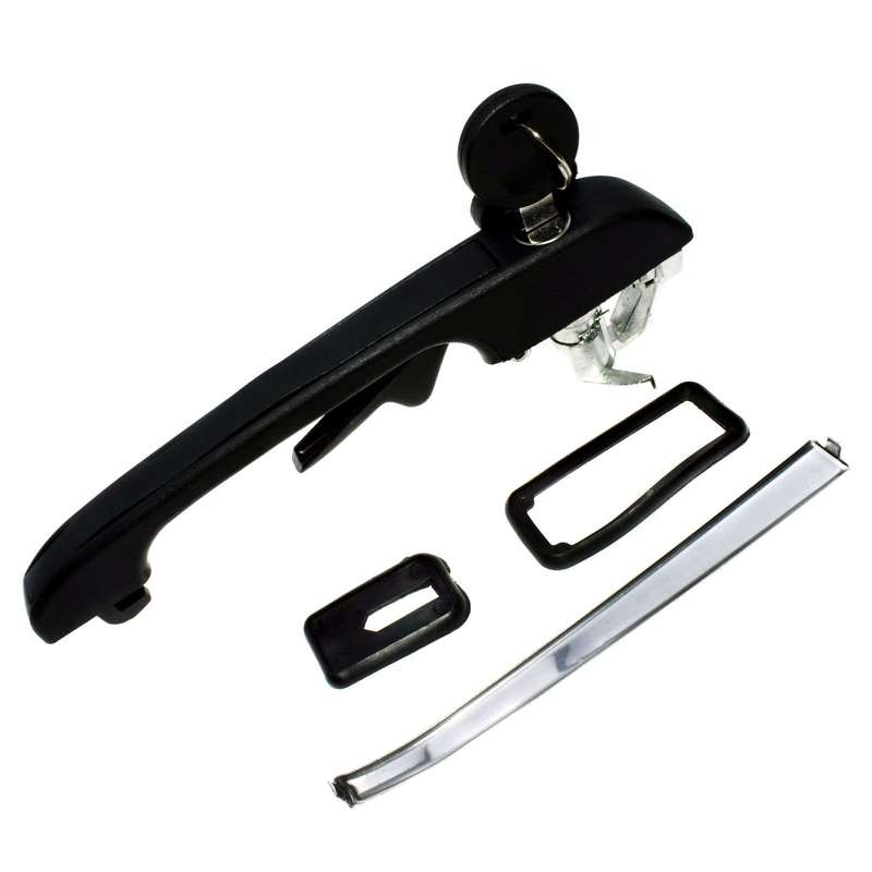 Door Handle Front Left Driver Outside Key FL Fit VW Golf Jetta 191837205A New
