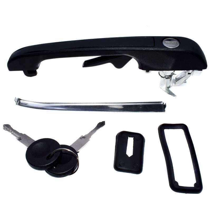 Door Handle Front Left Driver Outside Key FL Fit VW Golf Jetta 191837205A New