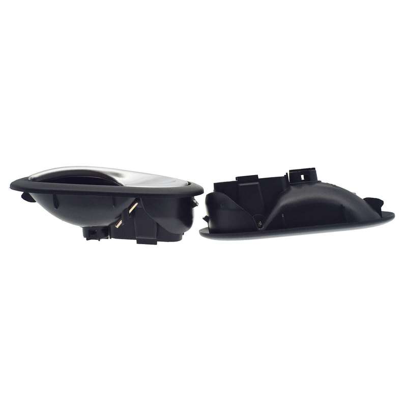 Pair Interior Door Handles Left &amp; Right Side For Renault Megane MK2 2002-2008