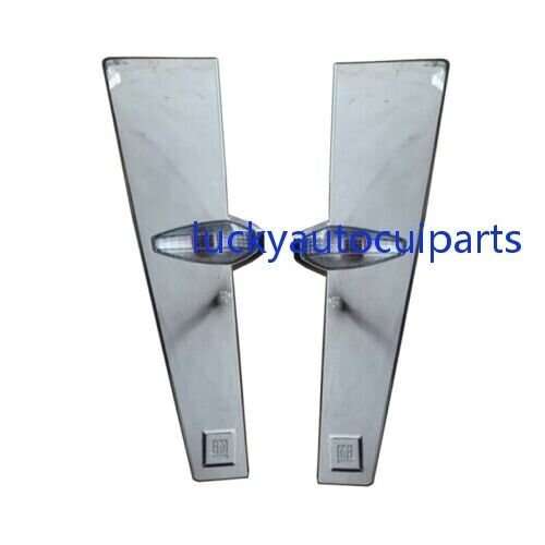 Chrome Style Front Side Door Fender Cover Trim 2PCS For Cadillac SRX 2010-2012