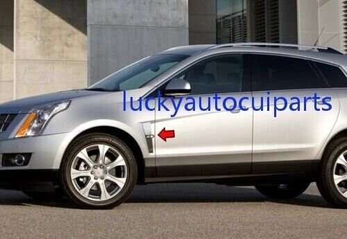 Chrome Style Front Side Door Fender Cover Trim 2PCS For Cadillac SRX 2010-2012