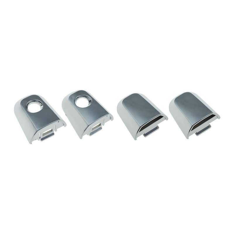 Set of 4 Exterior Door Handle Cap Chrome FL FR RL RR For Mitsubishi Montero L200