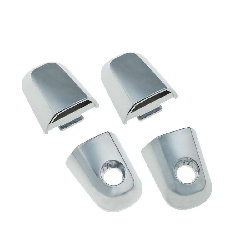 Set of 4 Exterior Door Handle Cap Chrome FL FR RL RR For Mitsubishi Montero L200