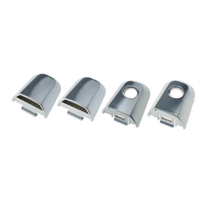 Set of 4 Exterior Door Handle Cap Chrome FL FR RL RR For Mitsubishi Montero L200