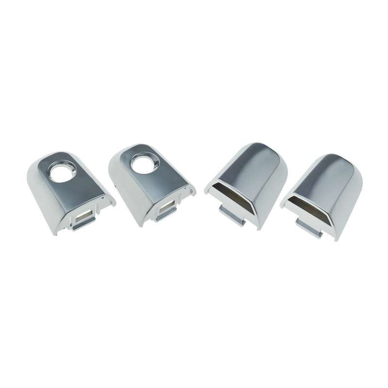 Set of 4 Exterior Door Handle Cap Chrome FL FR RL RR For Mitsubishi Montero L200