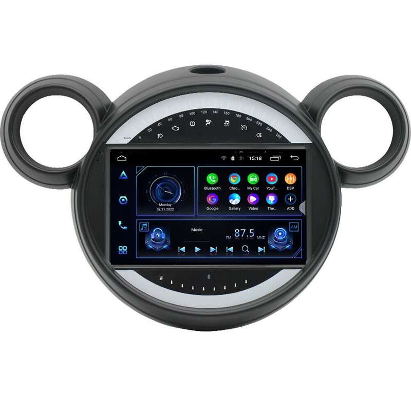 9" Android 13 Video Autoradio GPS Navi Carplay For BMW MINI COOPER R56 2010-2016