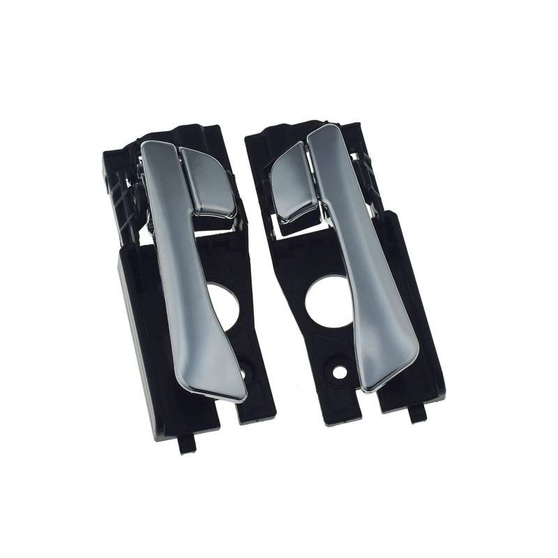 Rear Left &amp; Right Interior Door Handles Pair Chrome For Hyundai Accent 2012-2017