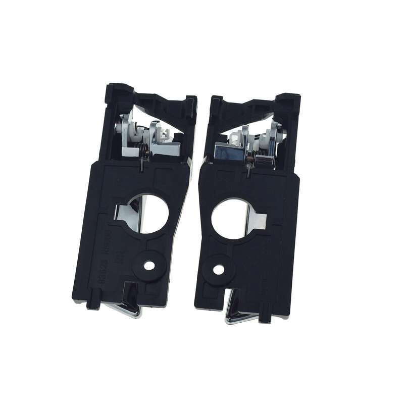Rear Left &amp; Right Interior Door Handles Pair Chrome For Hyundai Accent 2012-2017