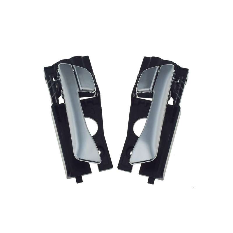 Rear Left &amp; Right Interior Door Handles Pair Chrome For Hyundai Accent 2012-2017