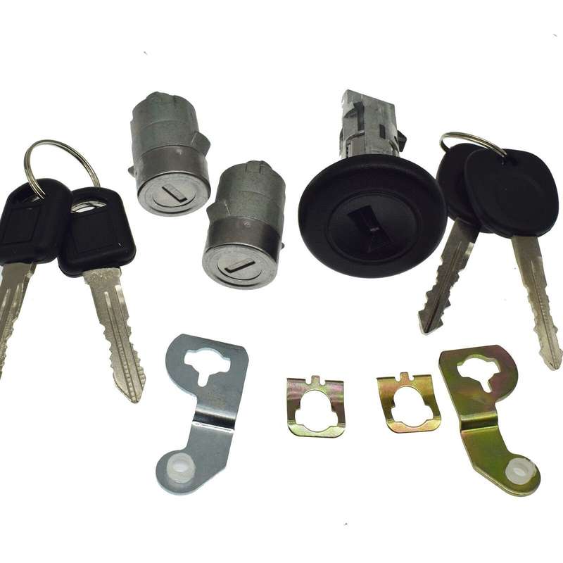 Ignition Lock &amp; Door Lock Cylinder W/ Keys For Chevy Tahoe GMC Sierra Hummer H2