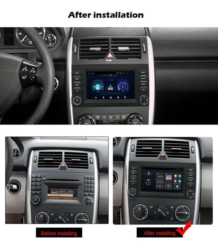 7"Touch Screen Android Head Unit GPS Radio For Mercedes Sprinter Viano Vito W639