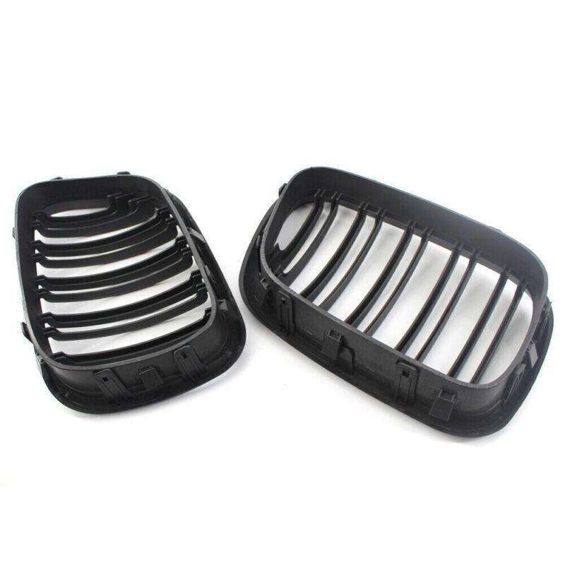 Matte Black Dual Slat Front Grille Fit for BMW X5 E53 2000-2003 Grill