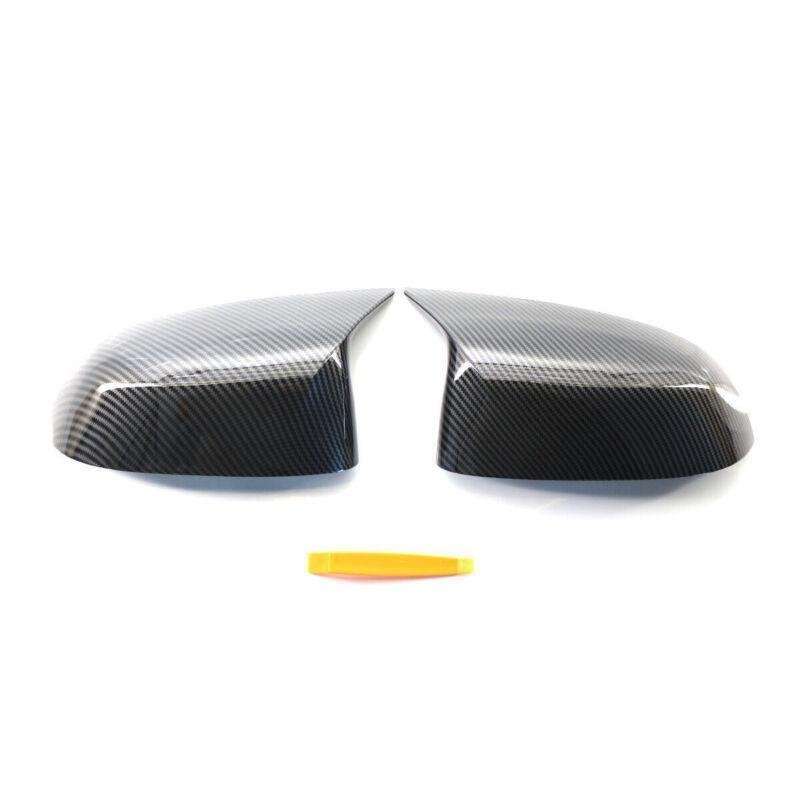 Carbon Fiber Type Side Rearview Mirror Cover Cap For BMW X3 X4 X5 X7 G01 G05 G07