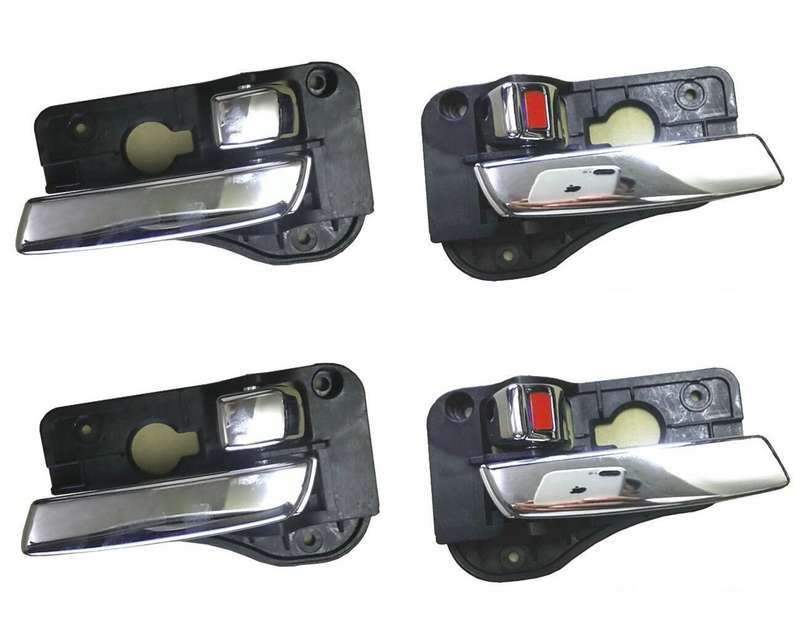 Set 4 Left Right Inside Door Plating handle for KIA Rondo Carens 2007-2012