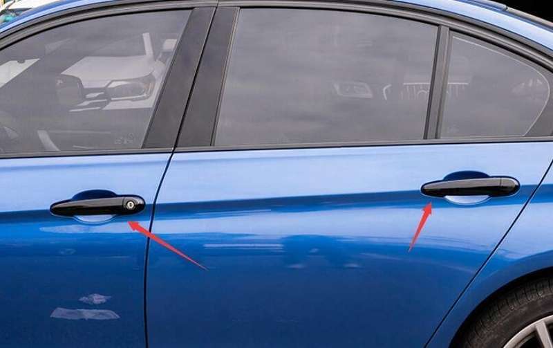 ABS Black Exterior Side Door Handle Cover Trim For BMW X3 F25 X4 2011-2017 8PCS
