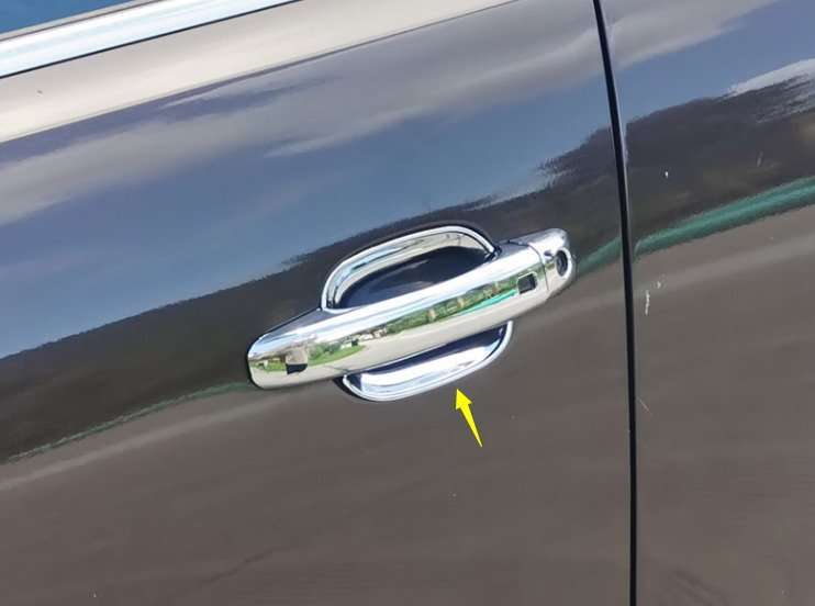 Fit For Audi Q5/Q3/Q7/A4/A5 Chrome ABS Exterior Side Door Bowl Cover Trim 4pcs