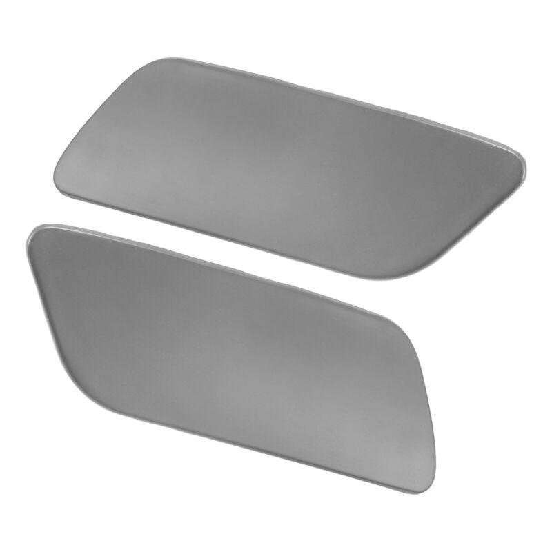 Front Bumper Headlight Washer Cover Cap For Audi C6 A6 2009-2011 Pair