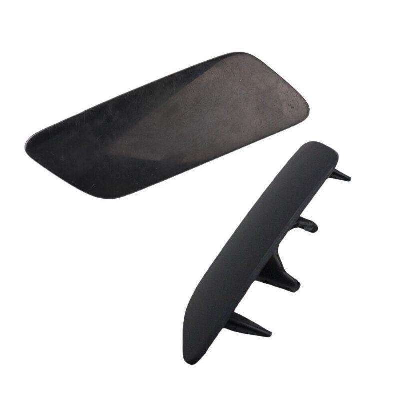 Front Bumper Headlight Washer Cover Cap For Audi C6 A6 2009-2011 Pair