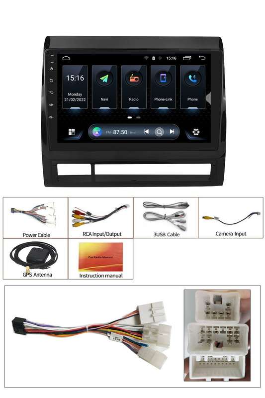 9" CarPlay For Toyota Tacoma Hilux 2005 -2013 DAB+ Autoradio GPS Sat Nav BT DSP