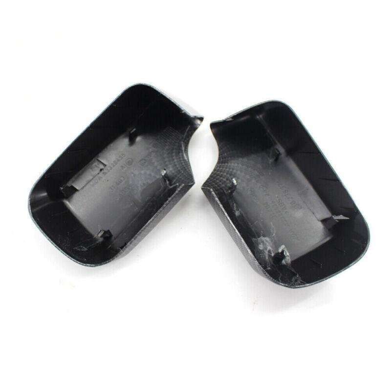 Fit for BMW E46 98-05 Cover Cap for Door Mirror L&amp;R Side Carbon Fiber Style