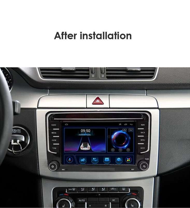 Doppel DIN DAB+Autoradio GPS Navigation For VW Amarok Beetle Bora Jetta Golf MK5