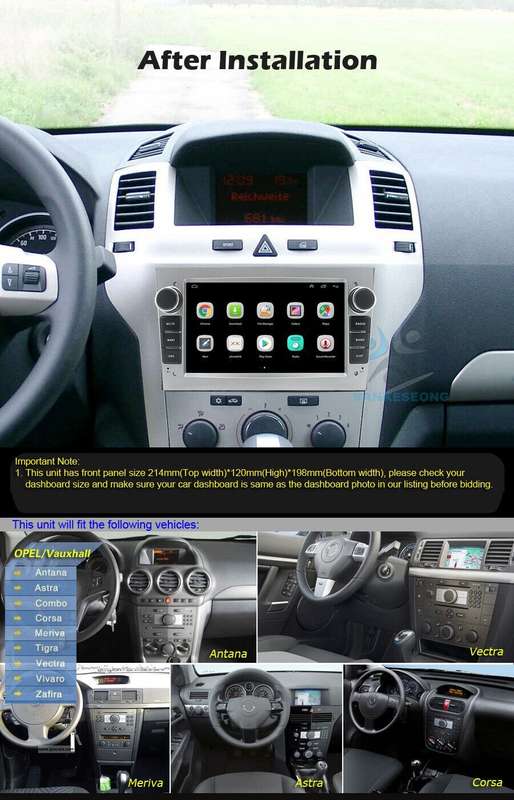 FOR VAUXHALL ANTARA ASTRA MK5 CORSA C D FM RADIO STEREO GPS SATNAV HEAD UNIT+DVR